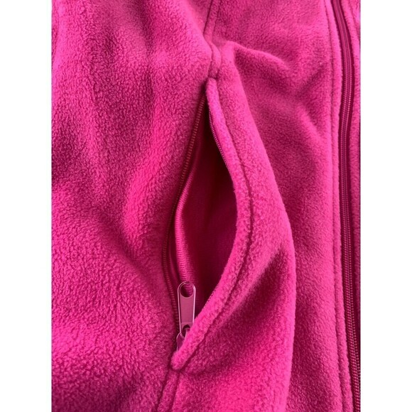 BOGO Columbia Sawyer Rapids Pink Fleece Jacket Full Zip Pockets 1558821 Women M - Picture 3 of 12